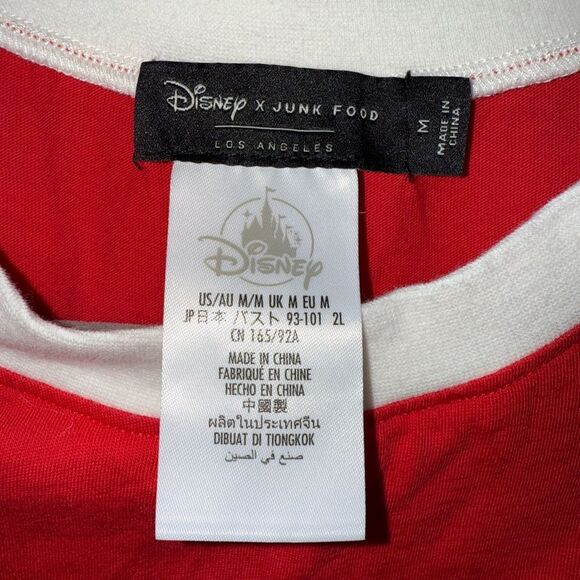 Toy Story x Junk Food Women’s Red Short Sleeve T-Shirt Size Medium NWOT - Picture 5 of 8